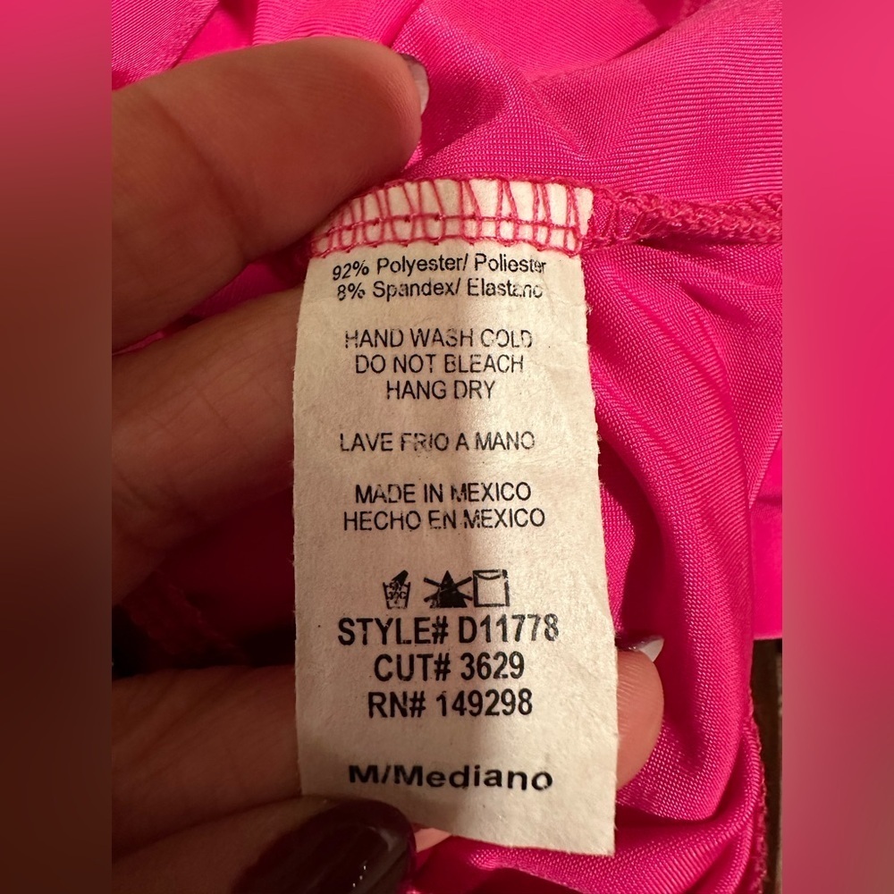 NWT  FASHION NOVA First And Last Midi Dress - Neon Fuchsia - Picture 9 of 9